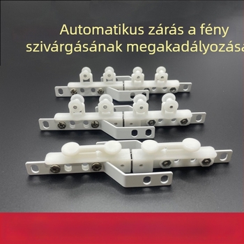 Mágneses függöny sínhez keresztalkatrész, egyenes és görbe sínhez, fényzáró mágneses görgő