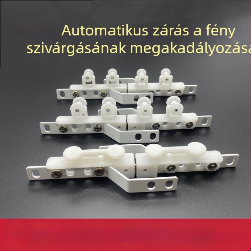 Mágneses függöny sínhez keresztalkatrész, egyenes és görbe sínhez, fényzáró mágneses görgő