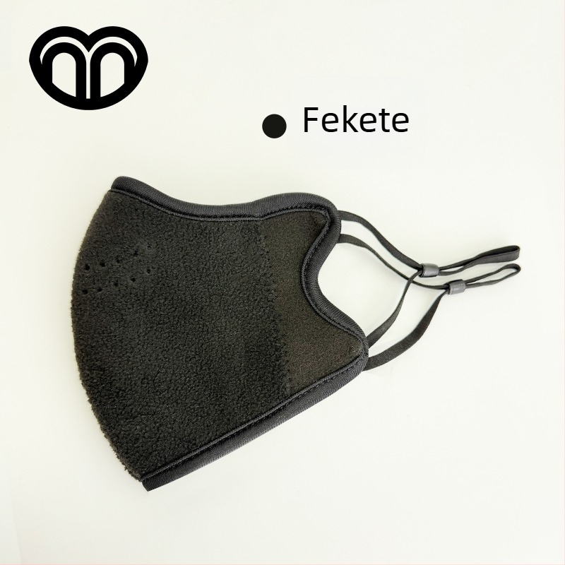Őszi–téli polár fleece meleg arcmaszk, uniszex, kerékpározáshoz, fleece béléses, szemzugok védelme és optikailag karcsúbb arc