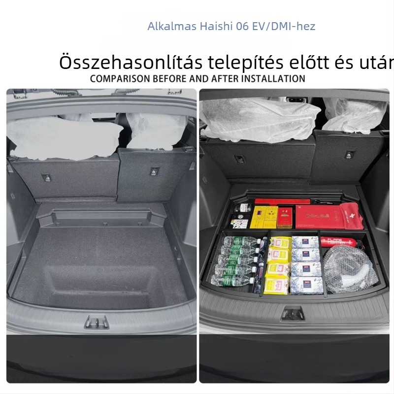 BYD HaiShi 06DMI/EV Csomagtartó tároló doboz – rejtett ággyal kempinghez és autó belső kiegészítőkhöz