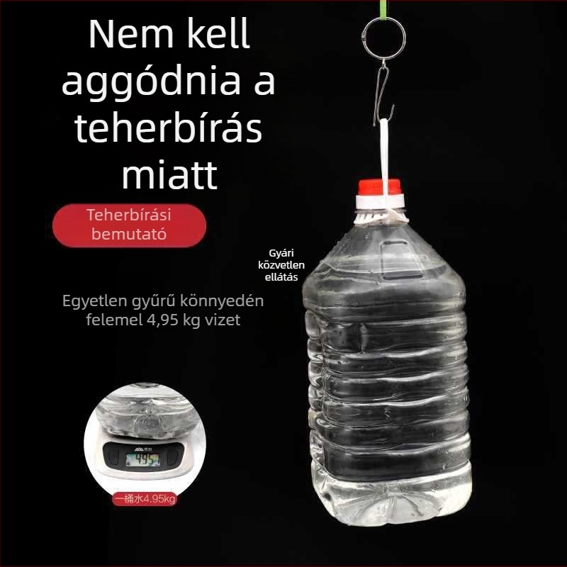 Római rúdhoz függönygyűrű és kampó készlet