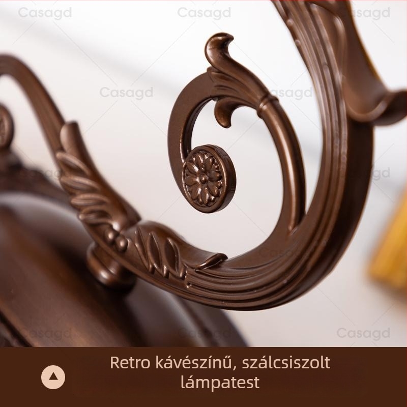 Casa francia retro falikar, vintage stílusú fali lámpa nappaliba és hálószobába