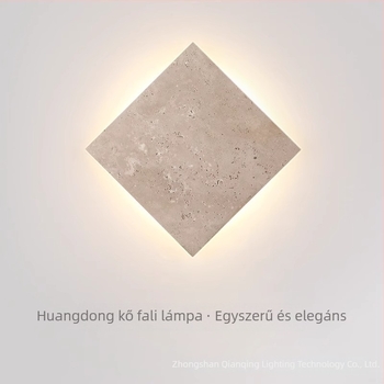 Sárga travertin falikar, kínai stílusú retro dizájn, tervezői stílus, hálószoba, nappali és dolgozószoba, előcsarnok számára