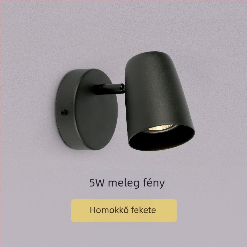 LED éjjeli olvasólámpa forgatható karral, skandináv modern minimalist falikar
