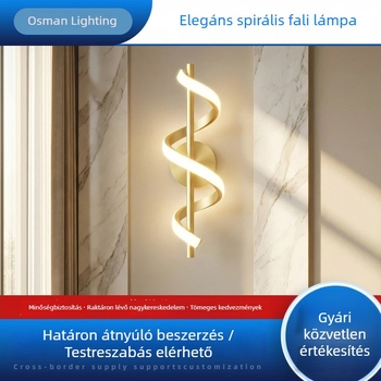Modern minimalist LED falikar szilikon árnyékkal a TV hátteréhez és a hálószobához