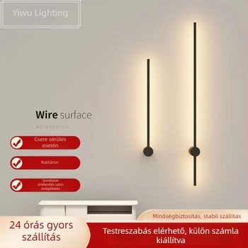 Designer minimalist hosszú falikar hálószobába, folyosóra és nappaliba