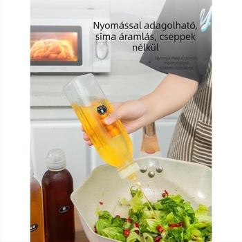 Háztartási olajspray üveg, élelmiszer-minőségű, hőálló, szivárgásmentes konyhai olajtartály, szója-szószhoz, ecethez és szezámolajhoz