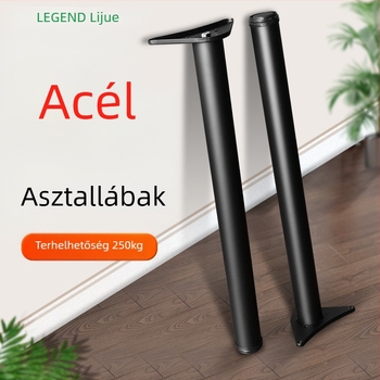 Állítható rozsdamentes acél asztallábak, 60 mm-es csővel, modern egyszerű dizájn íróasztalhoz