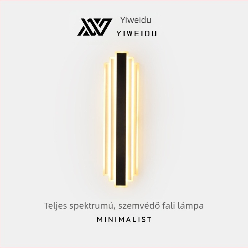 Nordic falikar – modern minimalistikus, teljes spektrumú LED csík, hosszú kivitel a nappaliba, folyosóra, lépcsőhöz és az ágy mellé