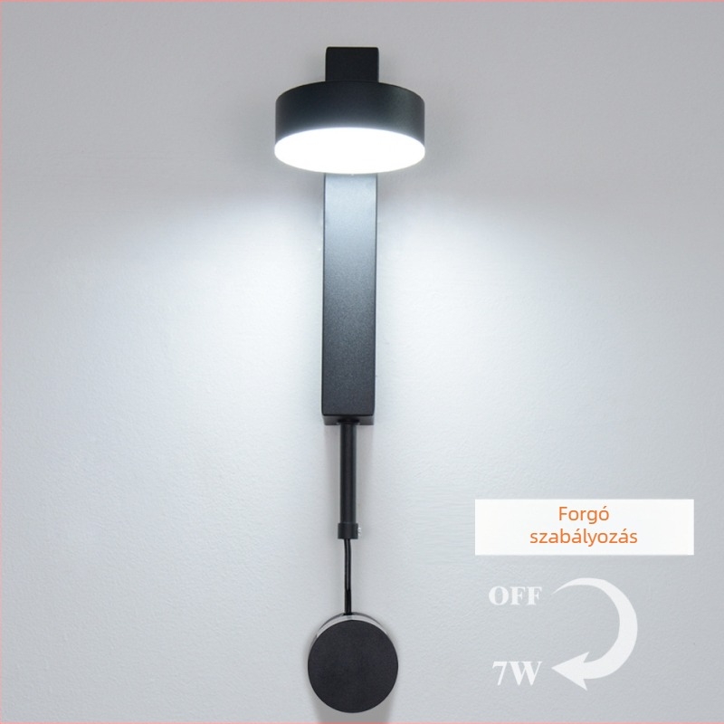 Skandináv stílusú minimalist modern falikar, dimmelhető LED világítással a nappaliba, olvasáshoz és a hálószobába