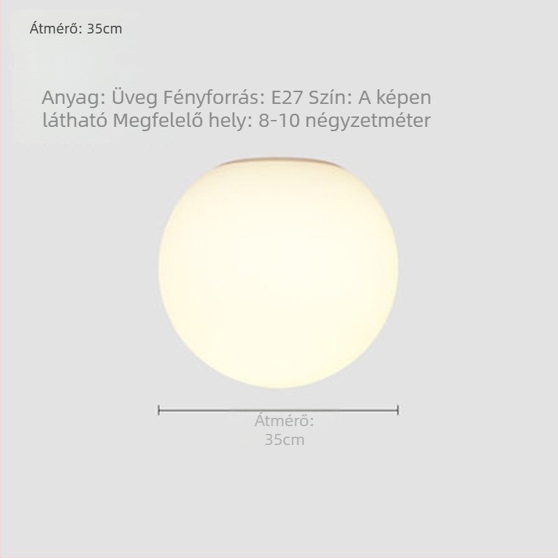 Északi buborékos gömb falikar, modern minimalist stílus, LED szabályozható fényerővel