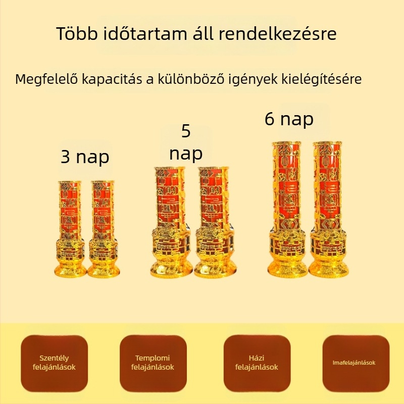 Füstmentes kristálygyertya üvegpohárral kínai újévre és tavaszi ünnepekre — szélálló otthoni gyertya imádatáshoz és házavatáshoz