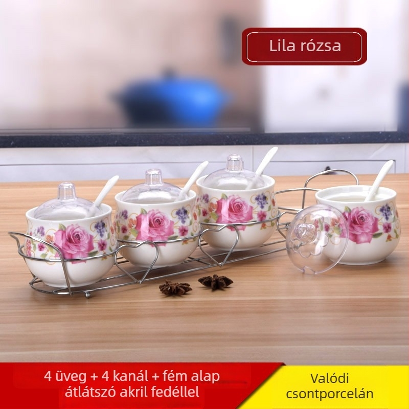Három darabos kerámiás fűszertartó készlet