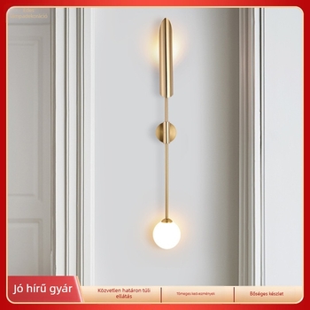 Fali lámpa hálószobába – luxus, személyre szabott, kreatív, minimalist LED lámpa a TV hátfalához