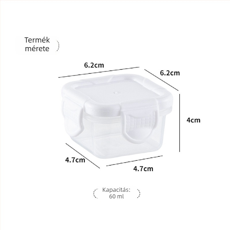 Élelmiszer-minőségű zárható tárolóedény babák és gyerekek ebédjéhez, 300 ml kapacitás, egyrétegű készlet