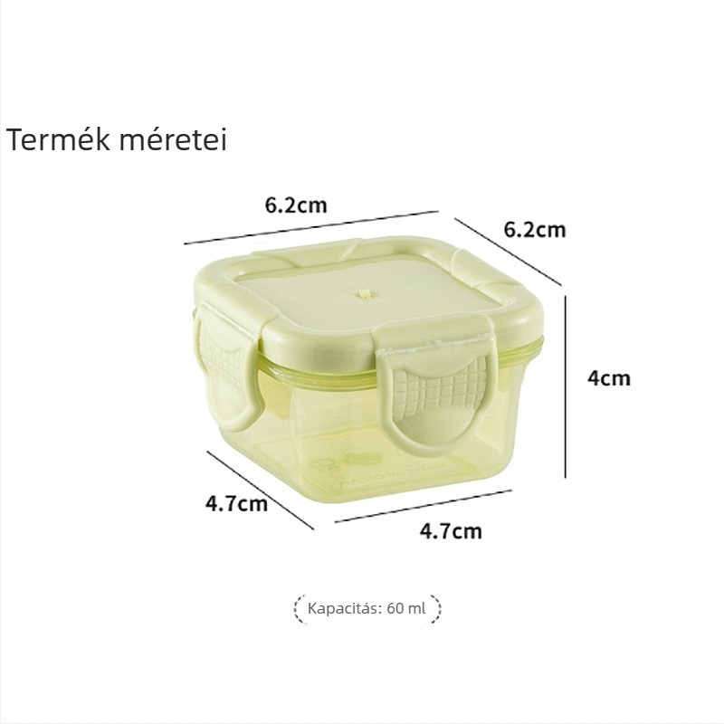 Élelmiszer-minőségű zárható tárolóedény babák és gyerekek ebédjéhez, 300 ml kapacitás, egyrétegű készlet