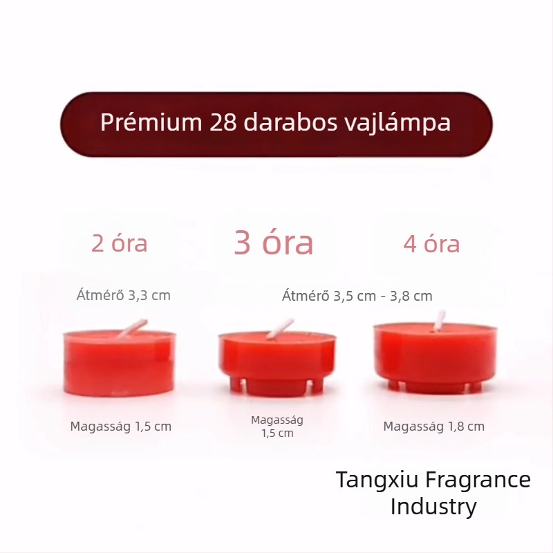 Ghee vaj lámpa, 28 gyertya, 234 órás égési idő, növényi adománylámpa, csésze alakú, füstmentes gyertya buddhista felajánláshoz