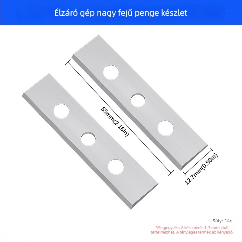 Faipari élhengerlő gép egyenes élű vágóval és PVC élcsíkkal