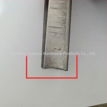 25×50 mm-es négyzetes csőcsatlakozók, belső csatlakozók, rejtett négyzetes csőcsatlakozók, U-formájú betétek, hegesztett U-horonyos bútoralkatrészek