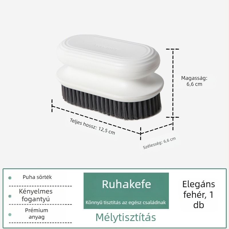 Új cipő- és ruhatisztító kefe gyengéd sörtékkel, aranyos macaron színben, otthoni használatra