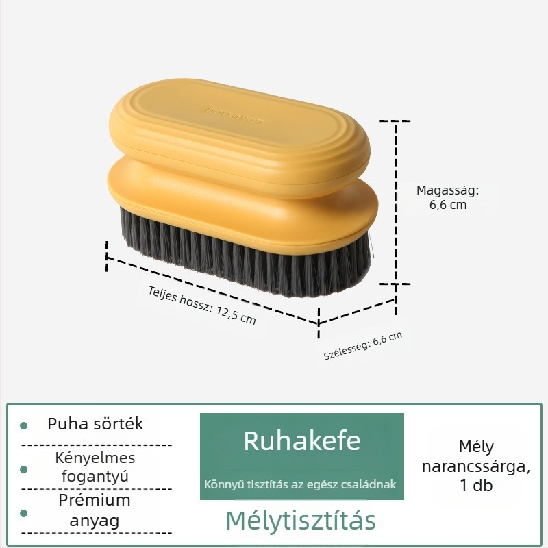 Új cipő- és ruhatisztító kefe gyengéd sörtékkel, aranyos macaron színben, otthoni használatra