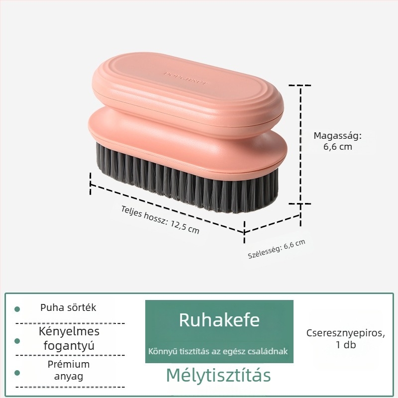 Új cipő- és ruhatisztító kefe gyengéd sörtékkel, aranyos macaron színben, otthoni használatra