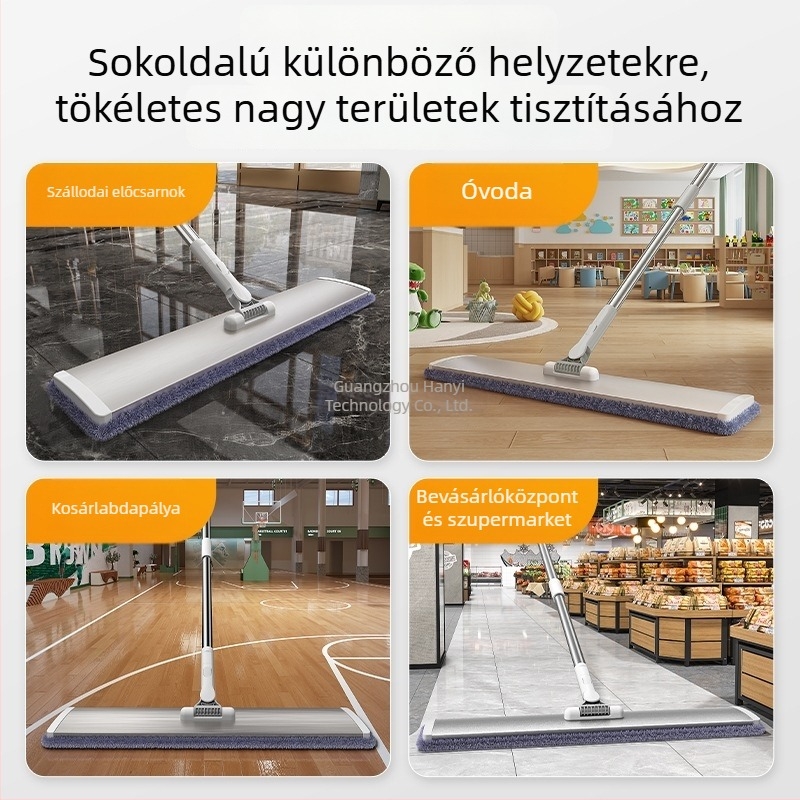 Totole nagy lapos mop kereskedelmi használatra – 2024-es új modell, egyszerű padlótisztítás szállodák és gyárak számára
