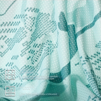 Férfi Ice Silk boxeralsók poliészterből, középmagas derekú, lélegző, 7A antibakteriális kezelés, geometriai mintázat, nyár