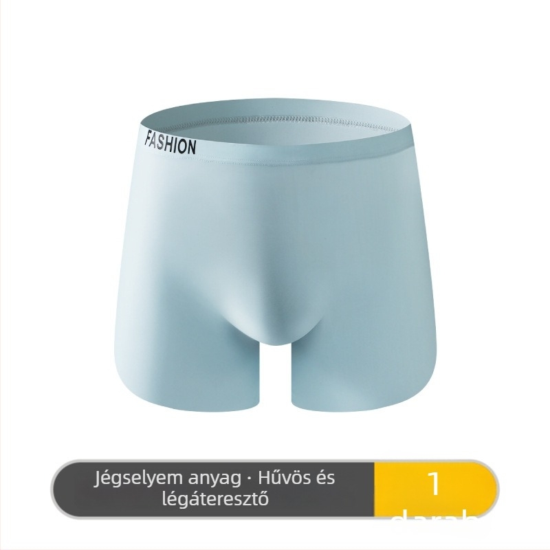 Ice Silk férfi boxeralsónadrág, magas minőségű, gyorsan száradó és légáteresztő