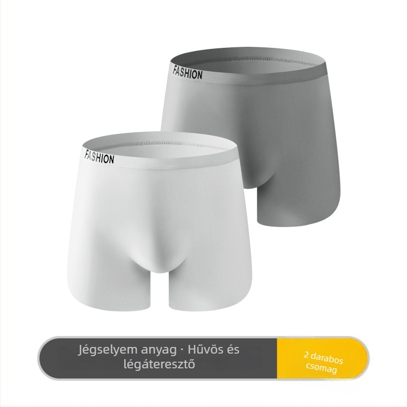 Ice Silk férfi boxeralsónadrág, magas minőségű, gyorsan száradó és légáteresztő