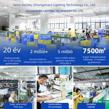 24V belső LED-szalag, 10 m tekercs, 120 LED 2835, 3000K/4000K/6500K, 120° fénysugár, beépített telepítéshez