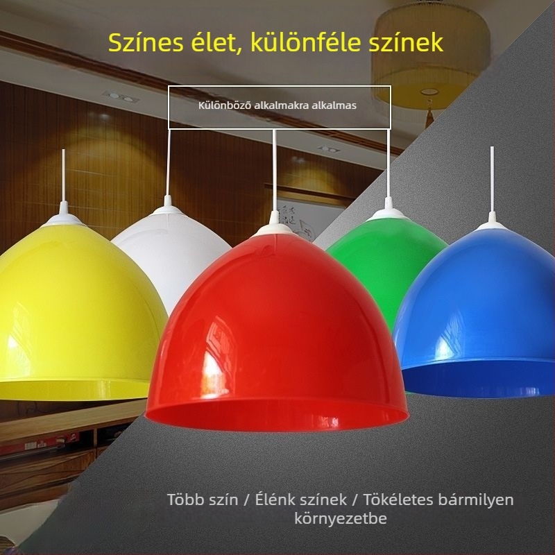 Akril műanyag színes lámpabúra csillárhoz, friss élelmiszereket kínáló éttermekhez, gyümölcsdelikateszekhez és szupermarketekhez