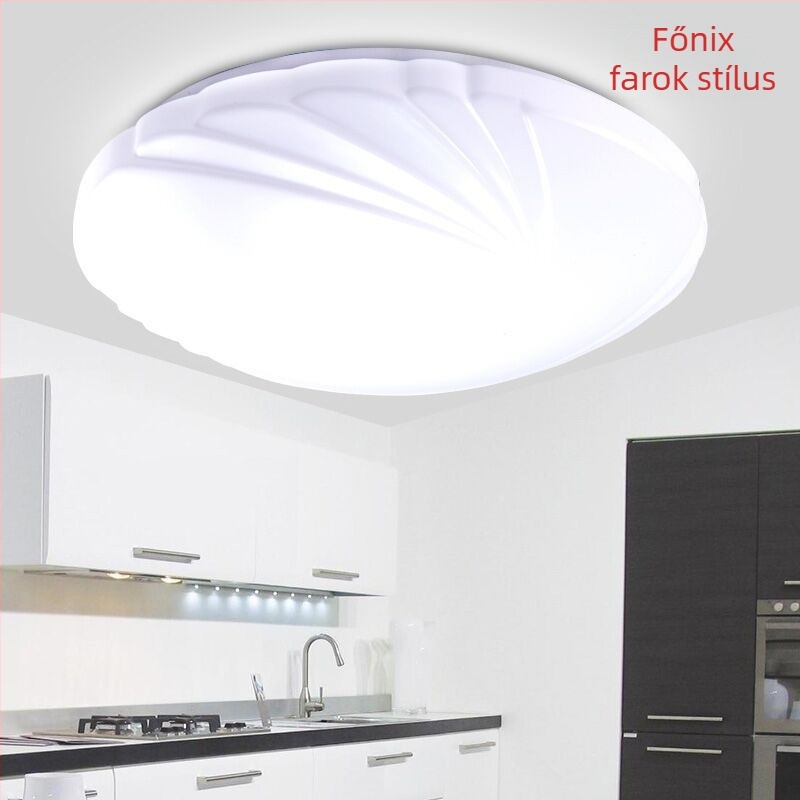 LED kör alakú mennyezeti lámpa készlet vas váz és lámpabúrával, DIY világítás hálószoba, folyosó és erkély számára