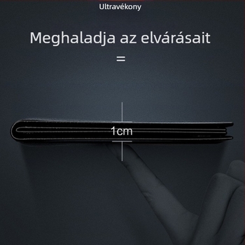 Két az egyben bőrtok jogosítványhoz és forgalmi engedélyhez, semleges stílus, kreatív védőtok