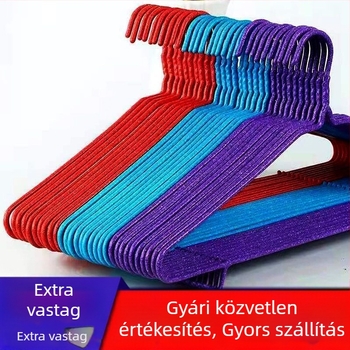 Vastagított ruhaszárító állvány felnőtteknek, hosszabb ruhafogas otthoni használatra, kabátakasztó