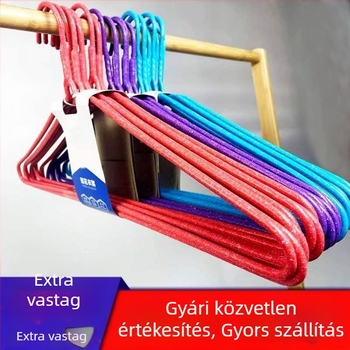 Vastagított ruhaszárító állvány felnőtteknek, hosszabb ruhafogas otthoni használatra, kabátakasztó