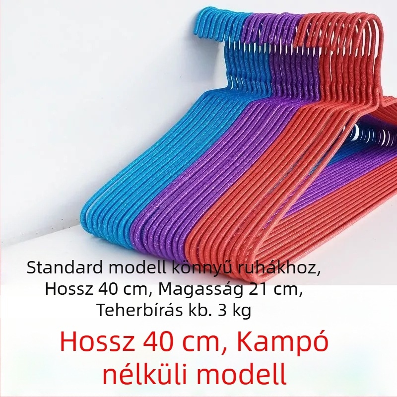 Vastagított ruhaszárító állvány felnőtteknek, hosszabb ruhafogas otthoni használatra, kabátakasztó