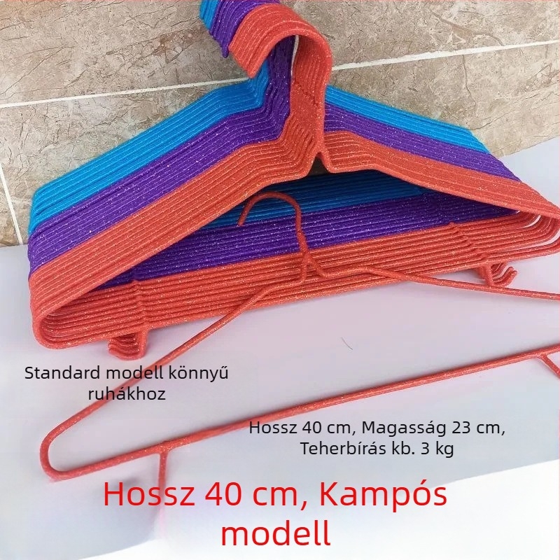 Vastagított ruhaszárító állvány felnőtteknek, hosszabb ruhafogas otthoni használatra, kabátakasztó
