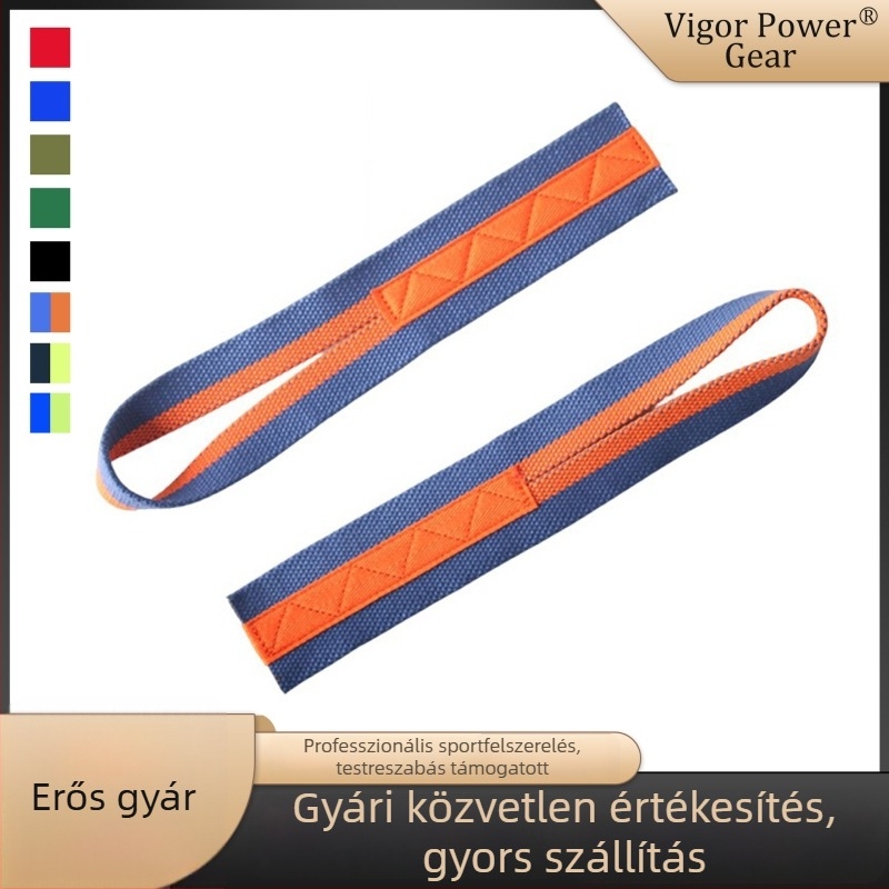 Pamut csukló- és fogóöv súlyemeléshez, csúszásmentes védőfelszerelés