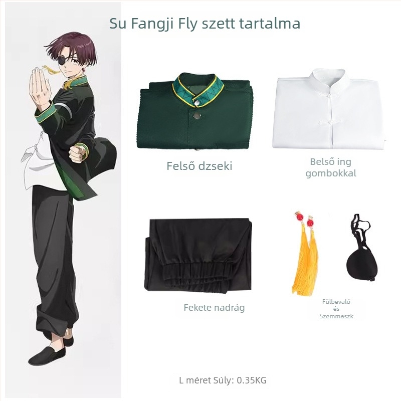 Szélálló cosplay jelmez tinédzsereknek – anime szerepjátékhoz