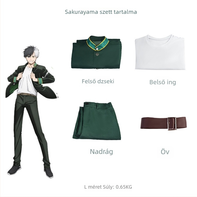 Szélálló cosplay jelmez tinédzsereknek – anime szerepjátékhoz