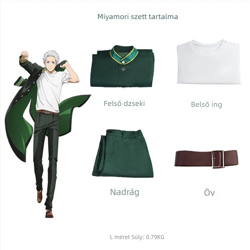 Szélálló cosplay jelmez tinédzsereknek – anime szerepjátékhoz