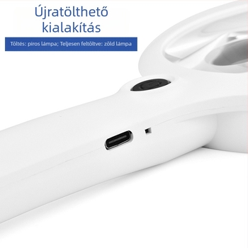 USB újratölthető olvasó nagyító, HD világítással és háromfokozatú fényerő-szabályozással, idős korban olvasáshoz – könyvek, újságok és apró betűk, otthoni javításokhoz