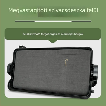 Xuanshi Luya Két rétegű nagy kapacitású horgász doboz, felszerelés tárolására