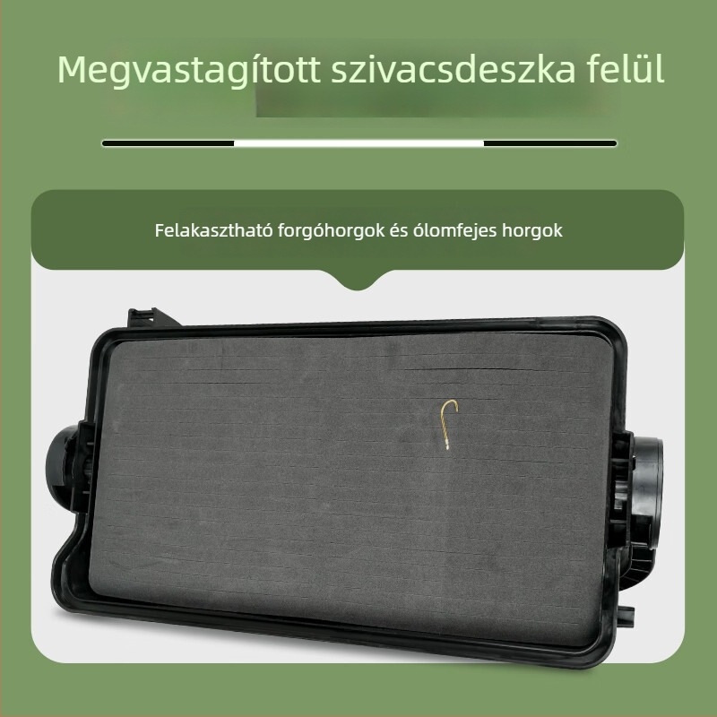 Xuanshi Luya Két rétegű nagy kapacitású horgász doboz, felszerelés tárolására