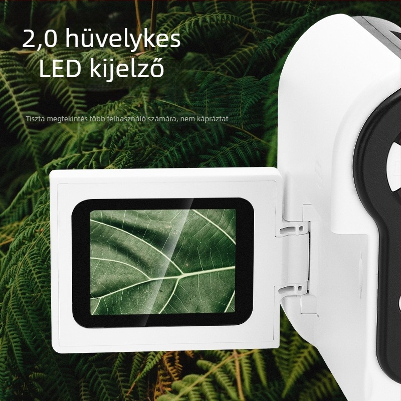 Hordozható kézi mikroszkóp gyerekeknek, elektronmikroszkóp baktériumok megfigyelésére, általános iskolások számára
