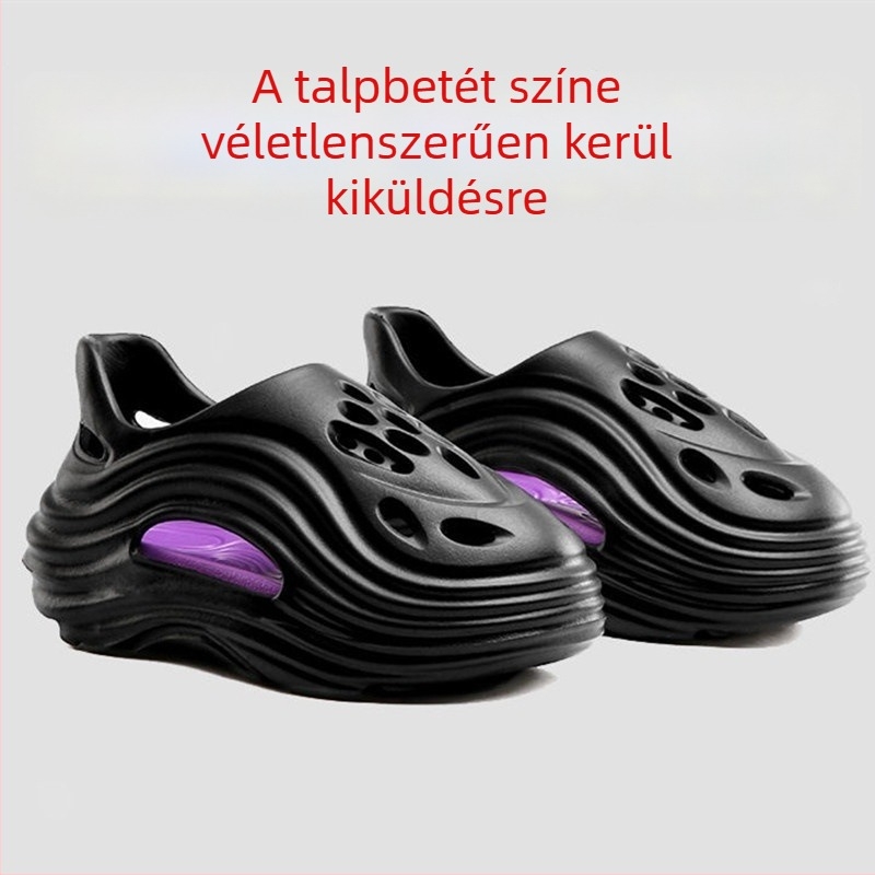 Alien Hole Slippers — lyukas papucs, szagtalan, vastag talpú strandpapucs, csúszásmentes