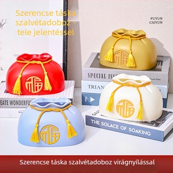 Új kínai stílusú szalvétatartó asztali dekoráció