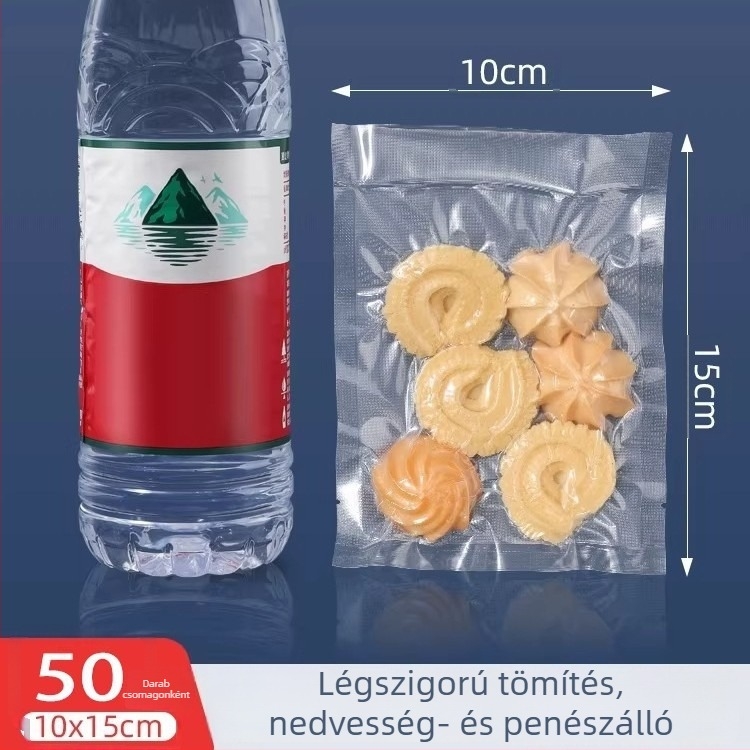 Kompakt, minden egyben vákuumcsomagoló gép száraz és nedves élelmiszerekhez, otthoni használatra