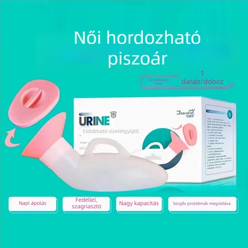 Egyszer használatos műanyag vizeletgyűjtő, 1000 ml